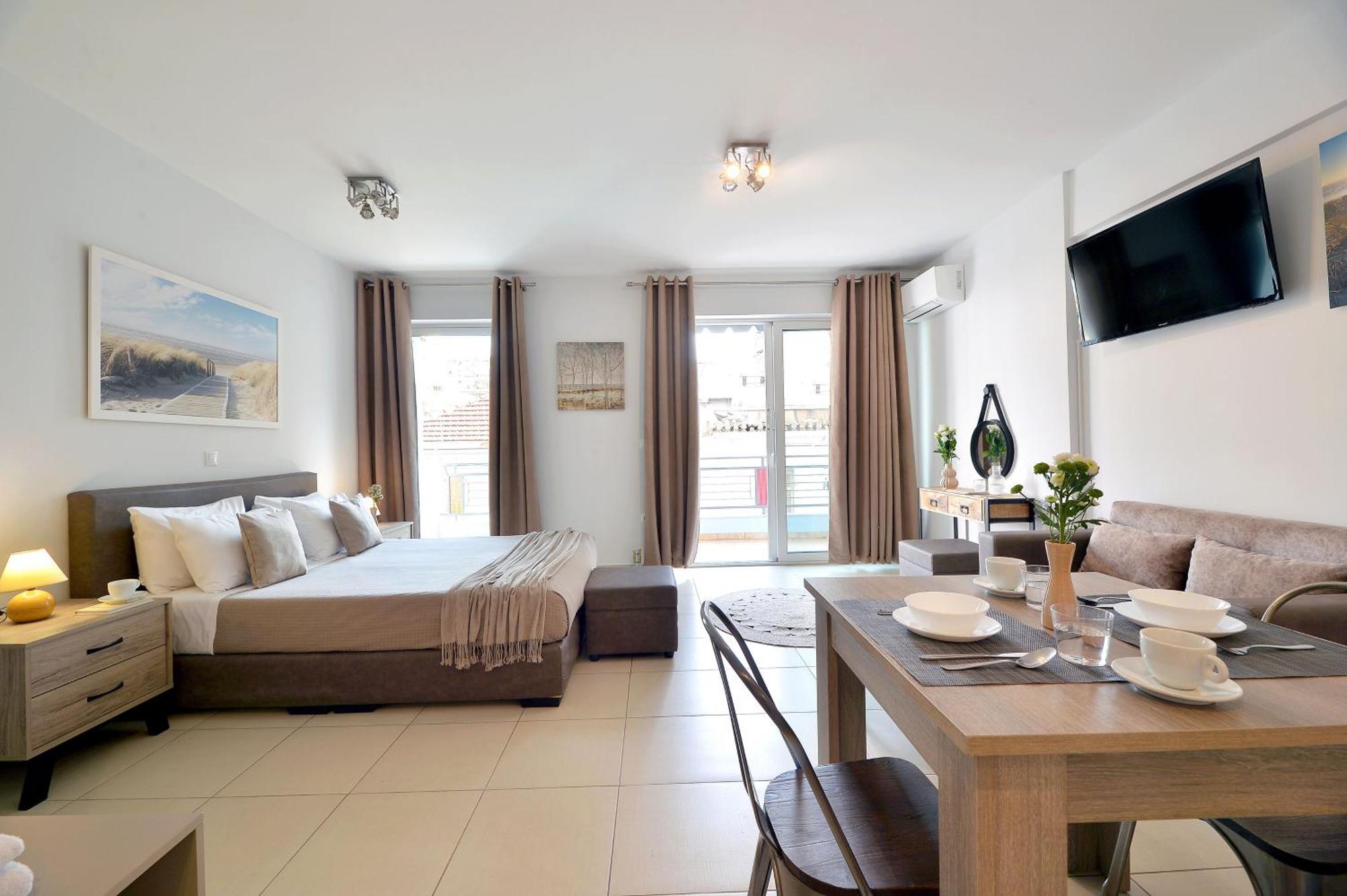 Alekos Apartments 1 Νetflix Atény Pokoj fotografie